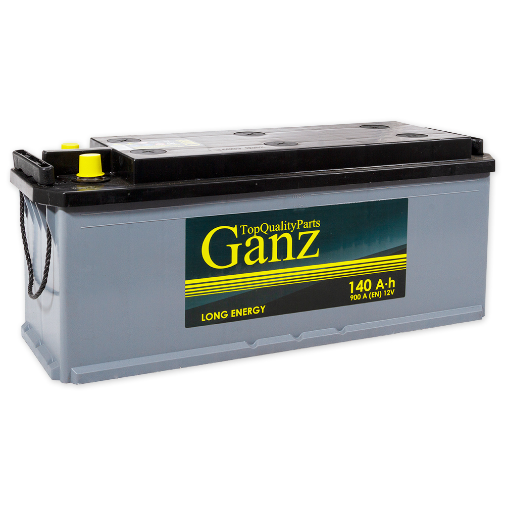 Аккумулятор GANZ Standart 140 Ач R+(4) 514x175x210 B EN 900 А