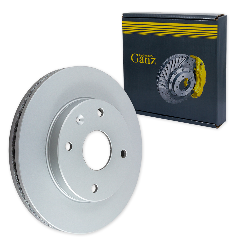 Диск тормозной передний с покрытием CHEVROLET LacettiEpicaRezzo Vent D=256mm GANZ GIJ06081