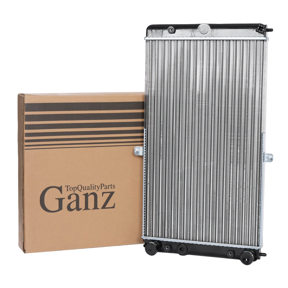 Радиатор ВАЗ 2110-12 +инж алюминиевый  GANZ GRF07004