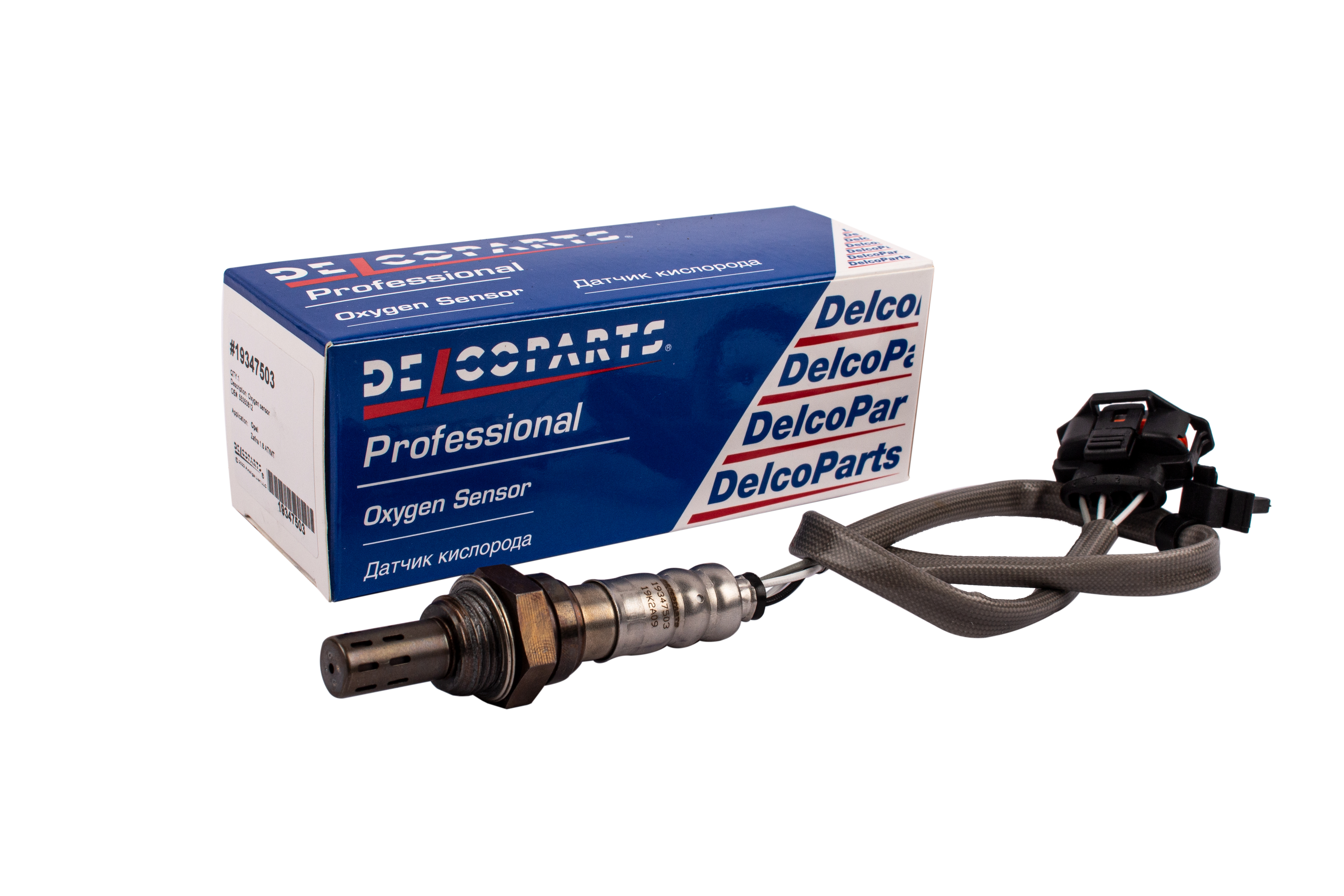 Датчик кислородный после нейтрализатора Opel ZAFIRA DelcoParts 19347503 DelcoParts артикул 19347503 - цена, характеристики, купить в Москве в интернет-магазине автозапчастей АВТОРУСЬ