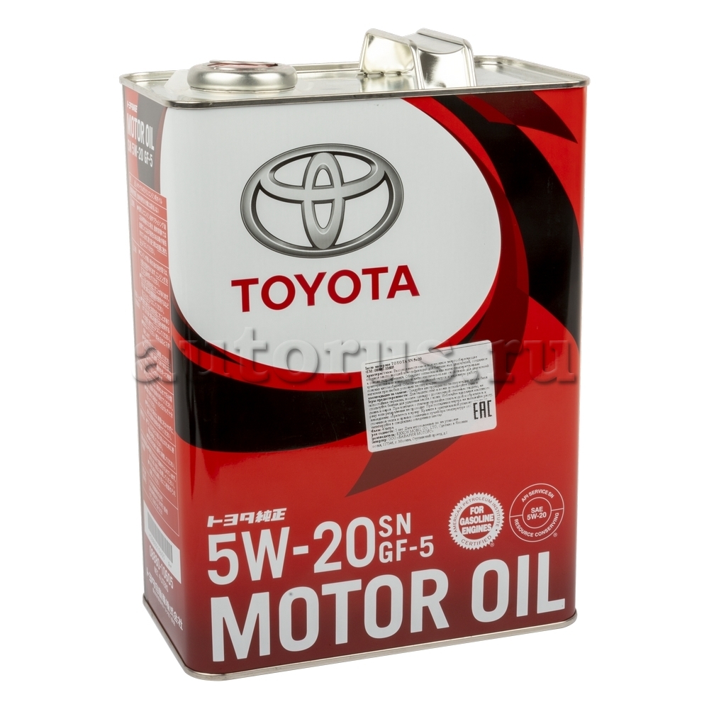 Toyota motor oil gf 5. Toyota SN 5w-20 4л. 0w20 Toyota SN Plus. Toyota 5w-20 engine Oil 4л. 08880-10605.