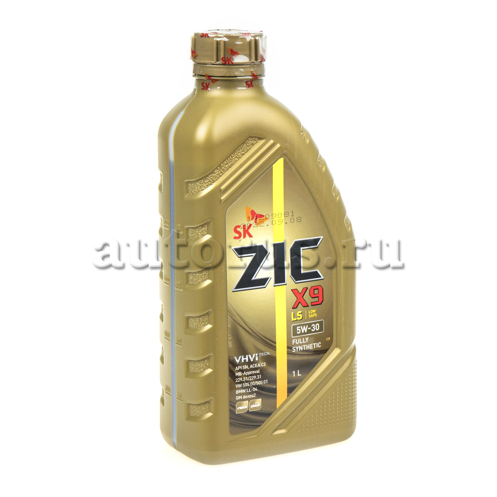 Масло моторное ZIC X9 LS 5W-30 синтетическое 1 л 132200 ZIC артикул 132200  - цена, характеристики, купить в Москве в интернет-магазине автозапчастей  АВТОРУСЬ