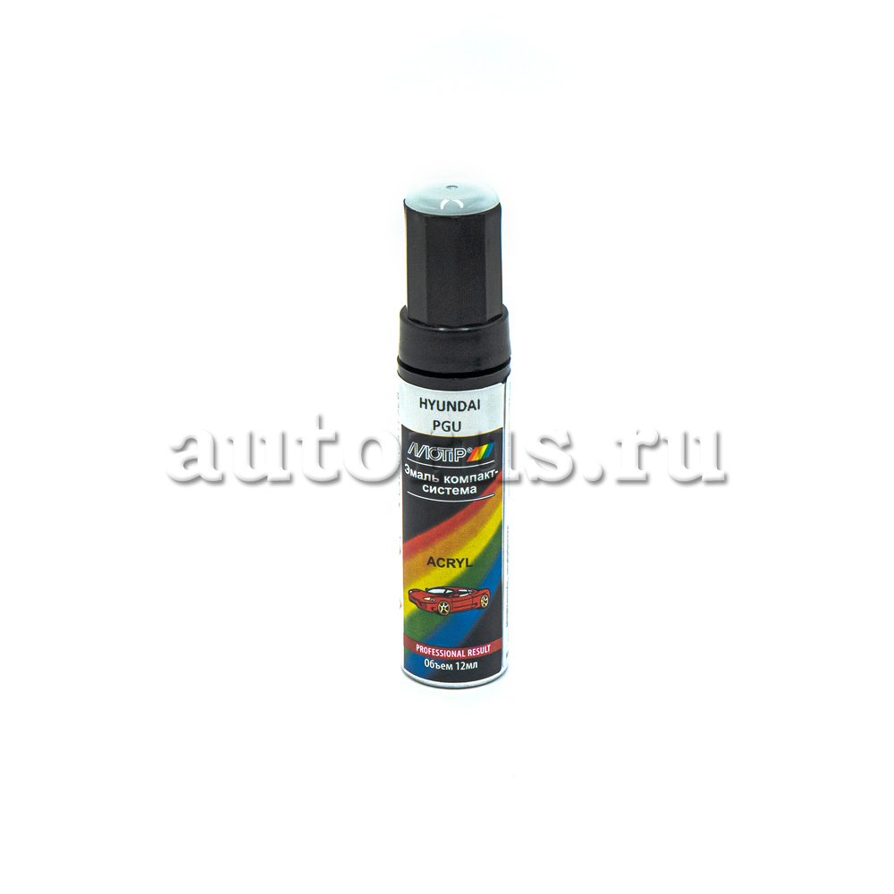 MOTIP HNYPGUBELIYKRISTALLME12ML Краска с кисточкой MOTIP HYUNDAI PGU Белый  кристалл ME, 12 мл.