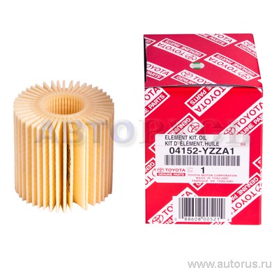 Фильтр масляный TOYOTA 04152-YZZA1 TOYOTA артикул 04152-YZZA1 - цена, характеристики, купить в Москве в интернет-магазине автозапчастей АВТОРУСЬ