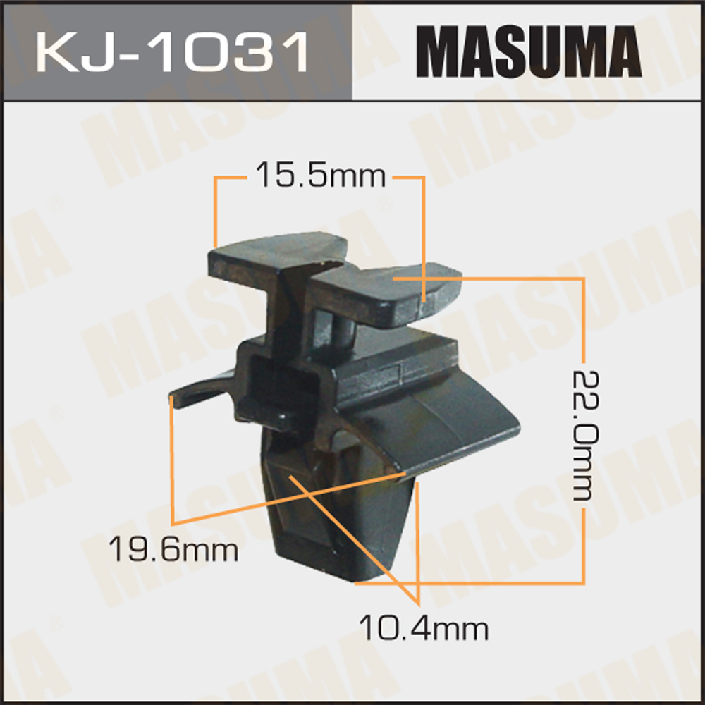 Masuma KJ1031 Клипса (пластиковая крепежная деталь)