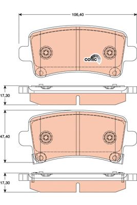 Авторусь колодки тормозные