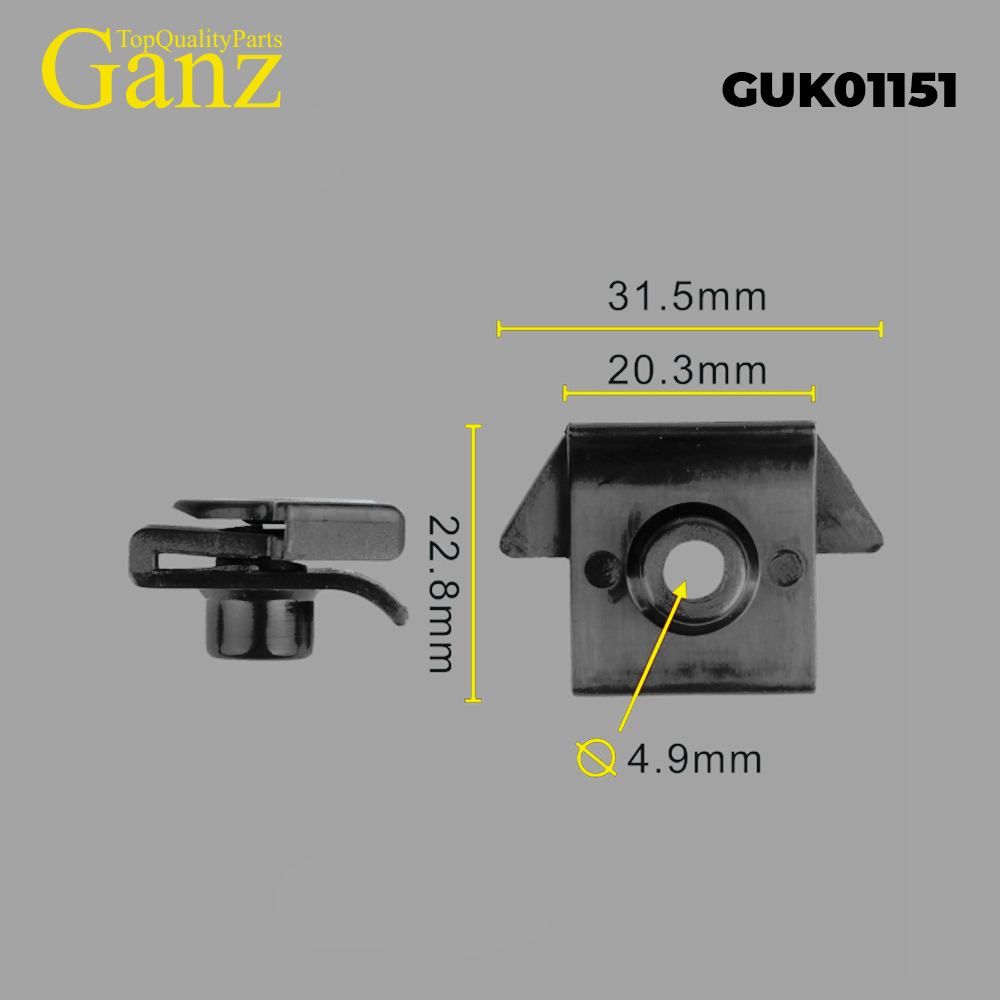 Клипса универсальная  GANZ GUK01151