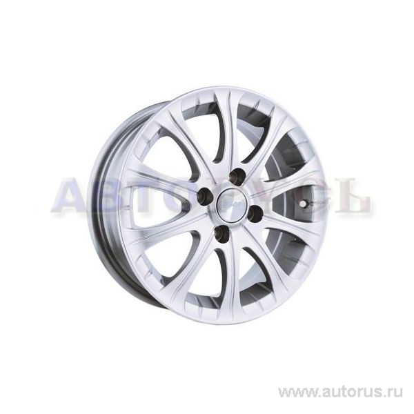 Диск литой R15 6J 4x114.3/67.1 ET45 СКАД Ганимед спарк сильвер 046 39 ...