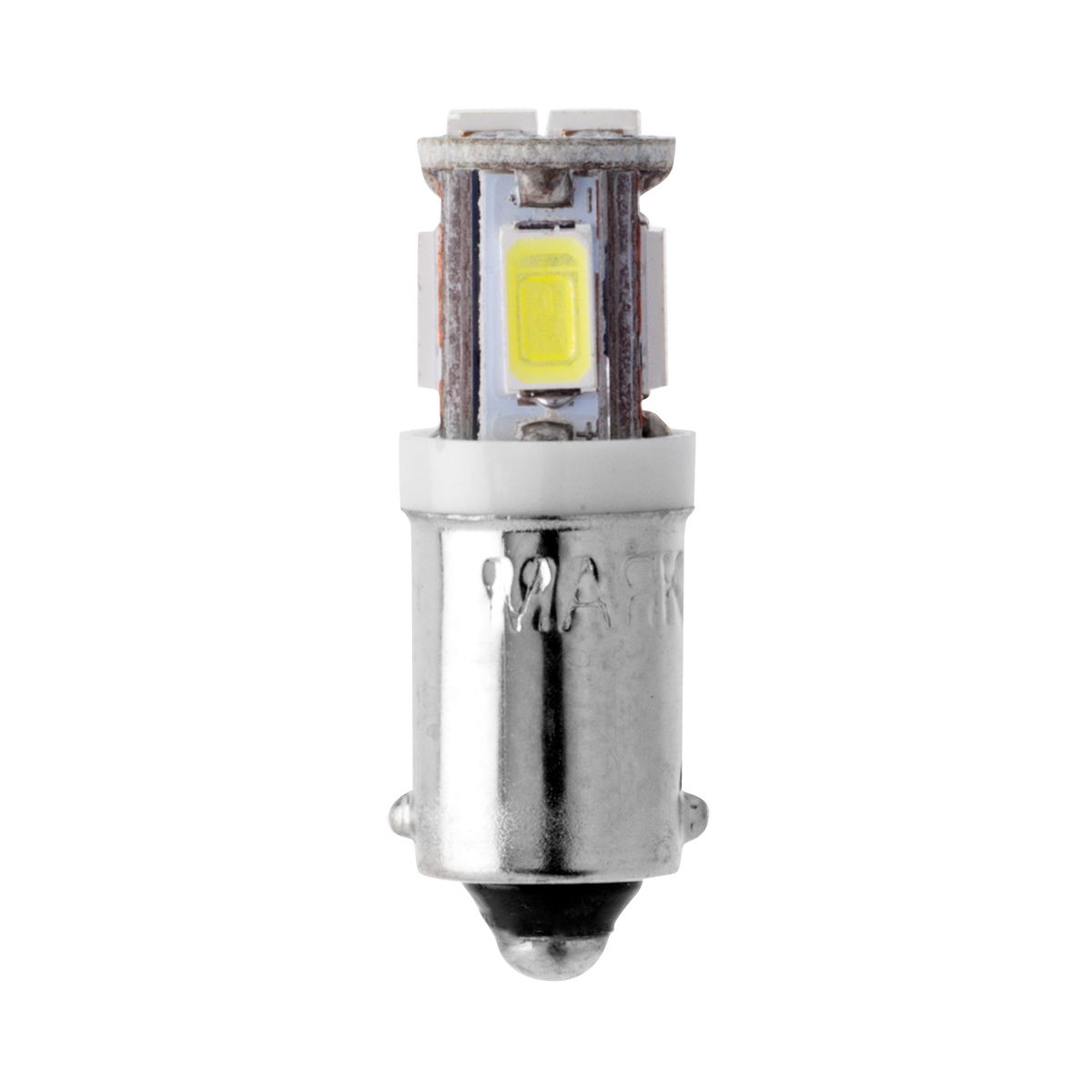 Лампа светодиод BA9S 12V 5 SMD бел повтор подсвет фары (МАЯК)