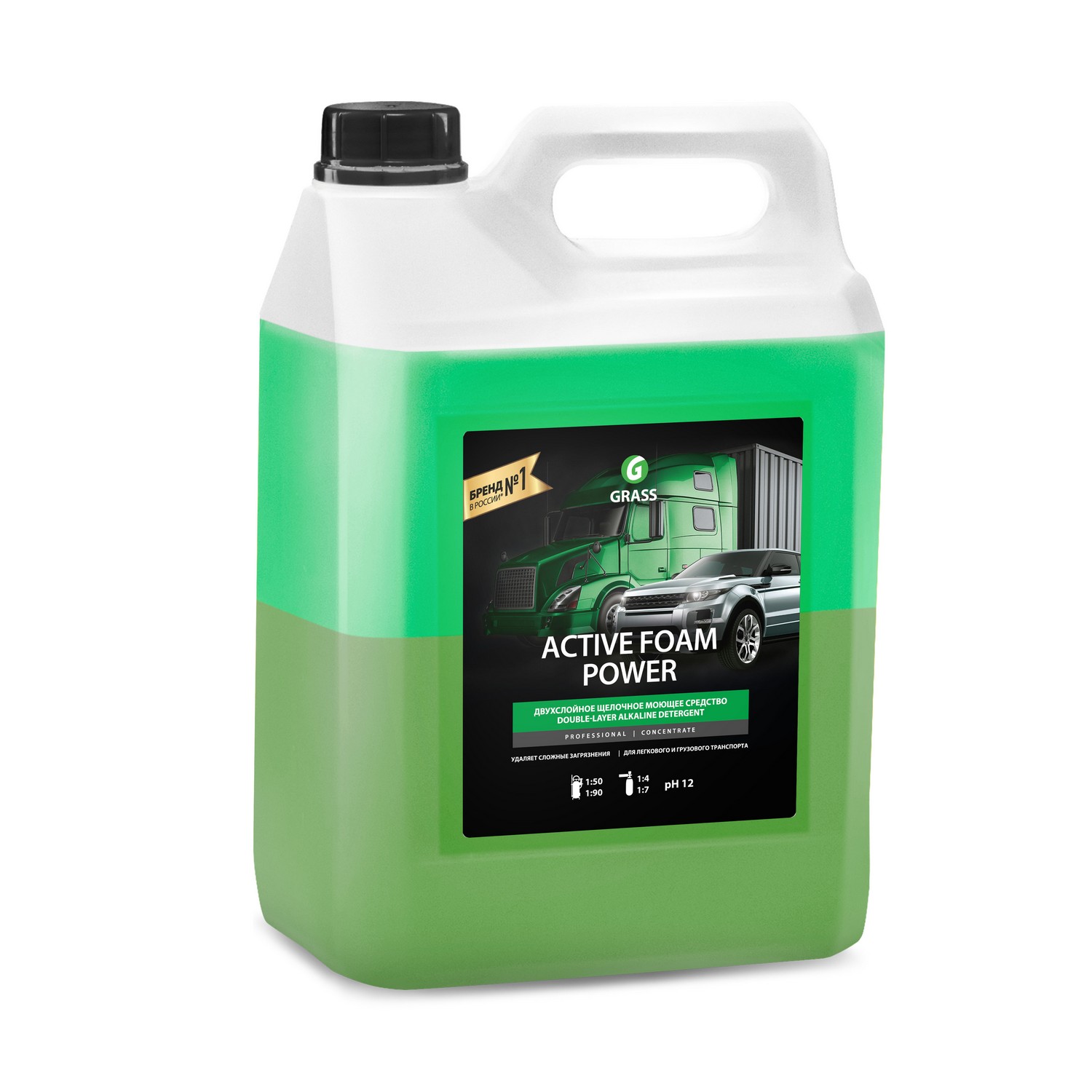 GraSS 113141 Автошампунь Active Foam Power для бесконтактной мойки 6кг