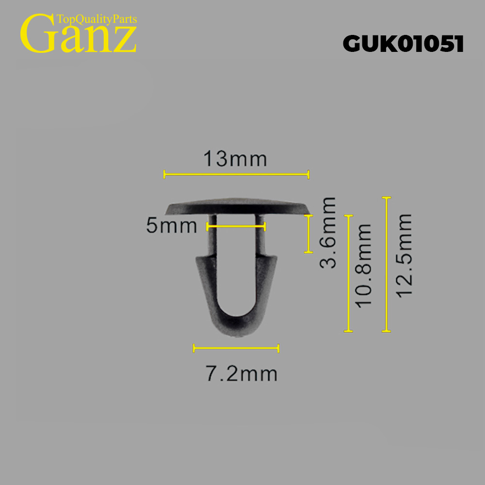 Клипса универсальная  GANZ GUK01051