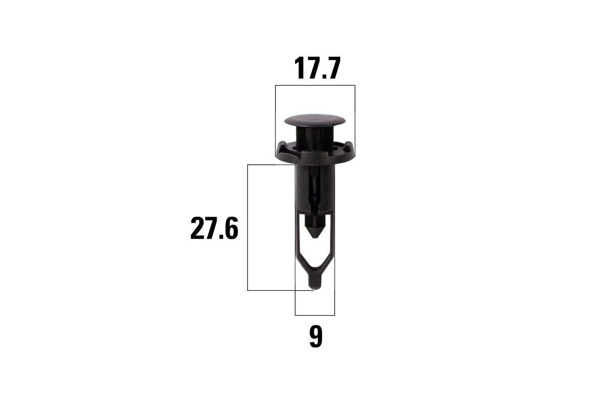 Kraft KT106212 Клипсы автомобильные Toyota Camry, Corolla, RAV4