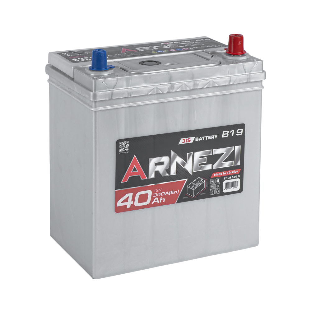 Аккумулятор ARNEZI JIS SMF 40 Ач обратный R+ 197x128x225 NS40 EN 340 А