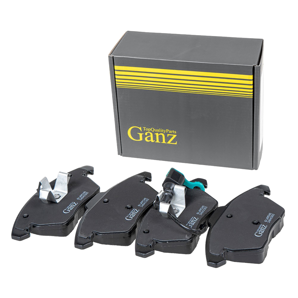 Колодки передние PEUGEOT 307 (2001-2007)308 2007> GANZ GIJ09245