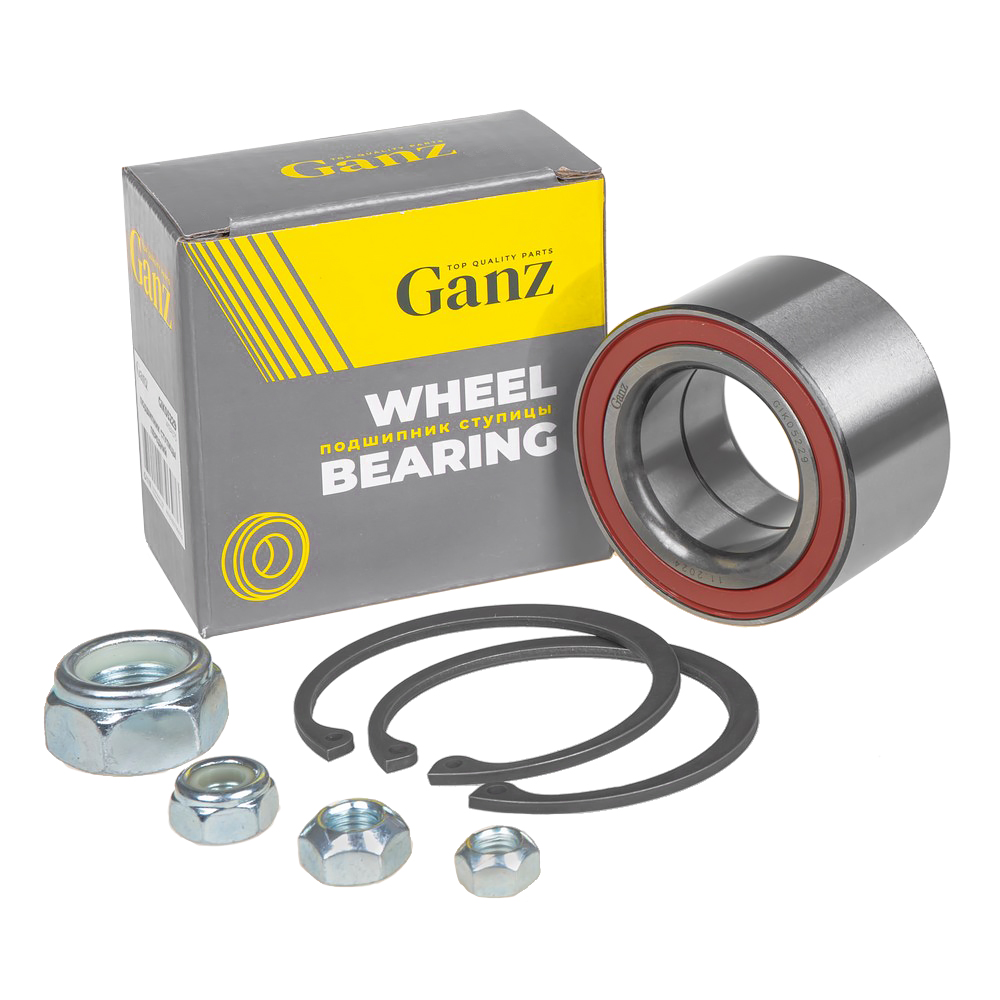 Подшипник ступицы передний AD 80 ->88 VW G2G3B2 (полный к-т) GANZ GIK05229