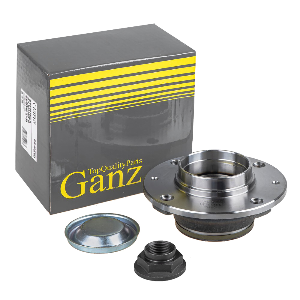 Ступица задняя в сборе L=R (c ABS) CITROEN C4 04-PEUGEOT 307 00- GANZ GIM03131