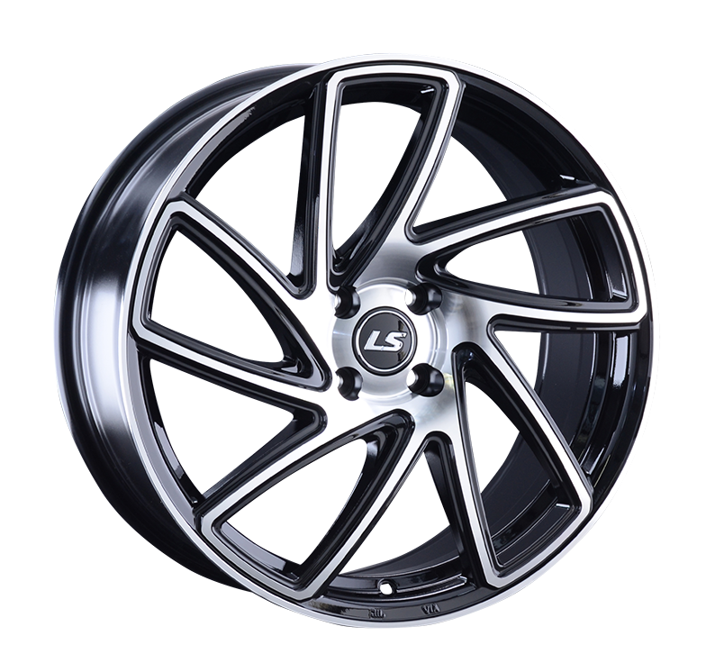 Диск литой R18 8J 4x100/60.1 ET40 LS 1054 BKF S046060 LS артикул ...