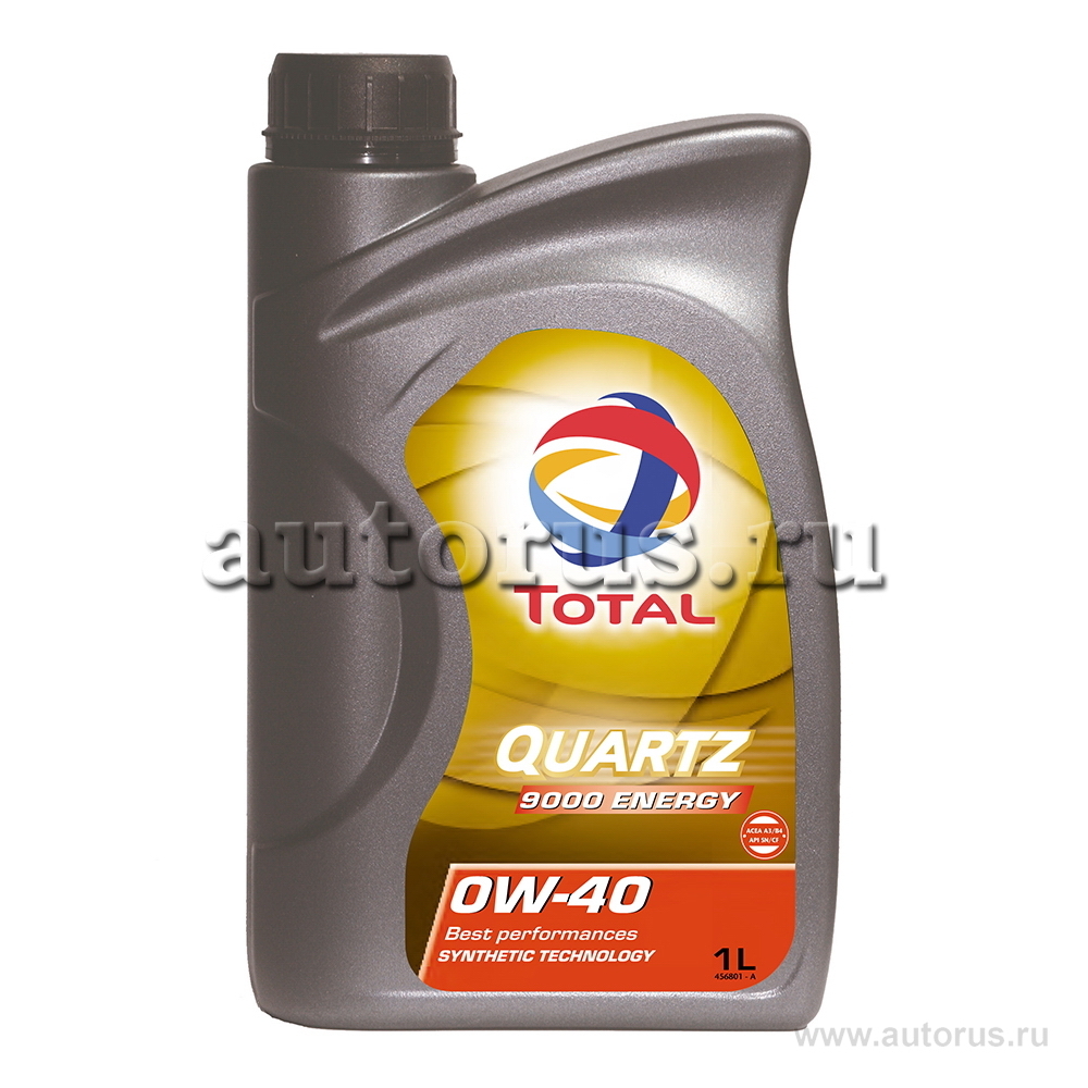 Масло моторное Total Quartz 9000 Energy 0W-40 1 л 195282 TOTALENERGIES ...