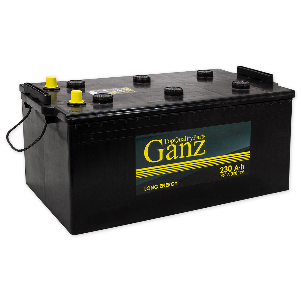 Аккумулятор GANZ Standart 230 Ач L+(3) 518x274x237 C EN 1450 А