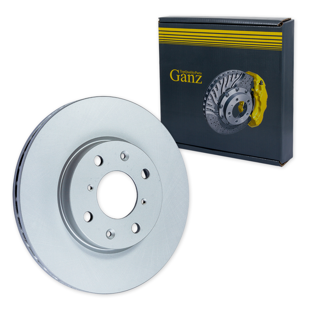 Диск тормозной передний с покрытием OPEL Agila 1.0-1.3 07->SUZUKI Swift 1.3-> GANZ GIJ06176