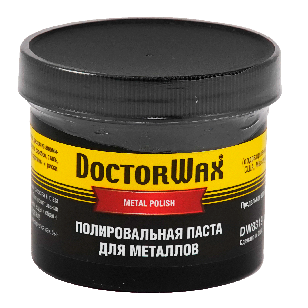 Doctor Wax DW8319 Полироль паста для металлов 150мл