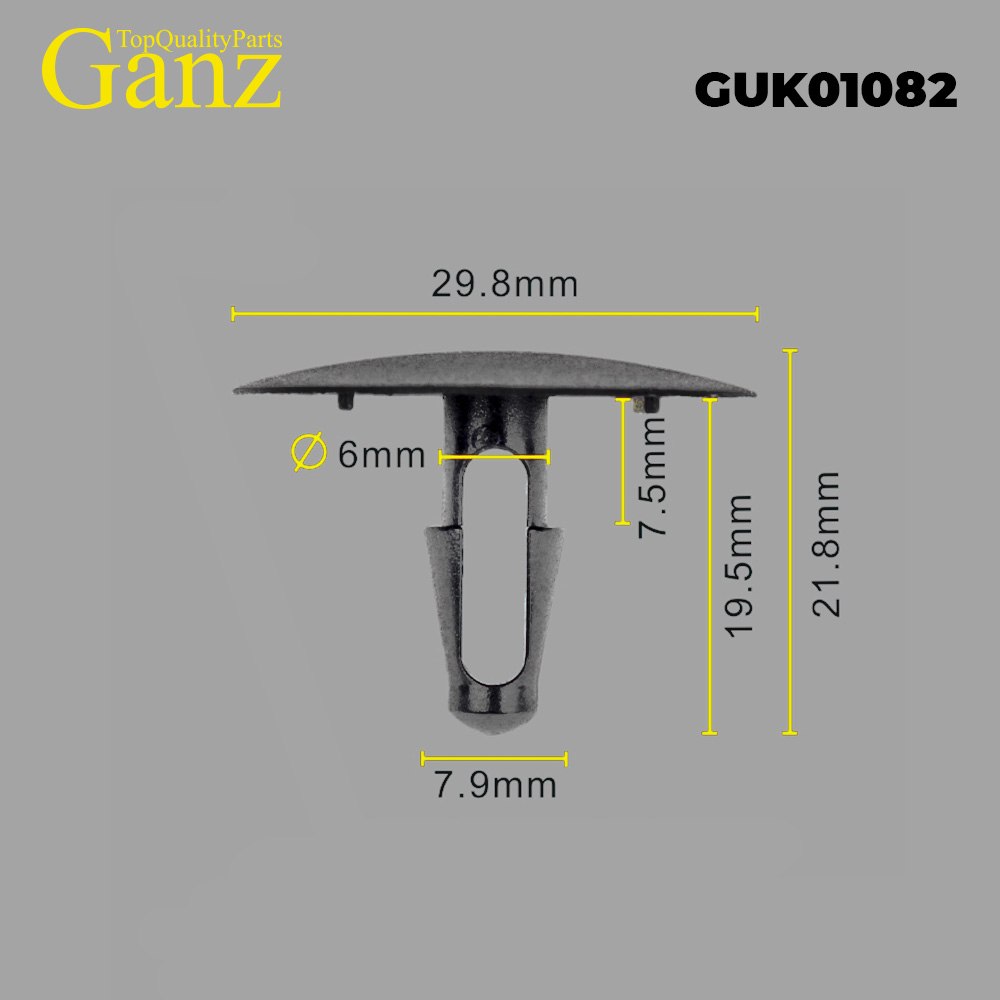Клипса универсальная  GANZ GUK01082