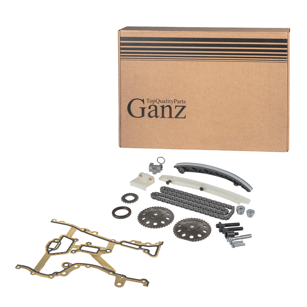 Комплект цепи ГРМ OPEL Agila A 1.0-1.2 00-07  Astra GH 1.2-1.4 98- GANZ GIE37627