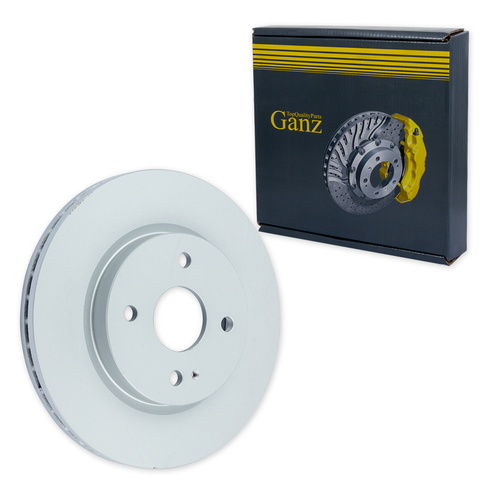 Диск тормозной передний с покрытием FORD Fiesta VI 10->MAZDA 2 08-> Vent.D=258mm GANZ GIJ06217