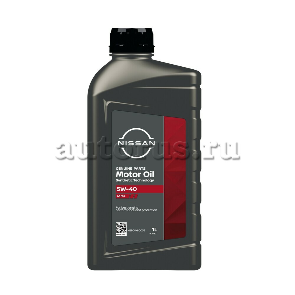 NISSAN KE90090032R Масло моторное Motor Oil 5W-40 синтетическое 1 л