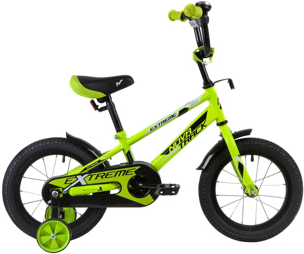 Велосипед 14 хардтейл Novatrack Extreme (2019) количество скоростей 1 ...