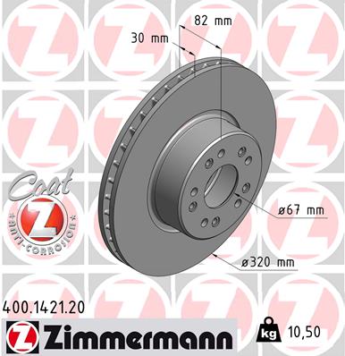 Диск тормозной ZIMMERMANN 400142120 ZIMMERMANN артикул 400142120 - цена, характеристики, купить в Москве в интернет-магазине автозапчастей АВТОРУСЬ