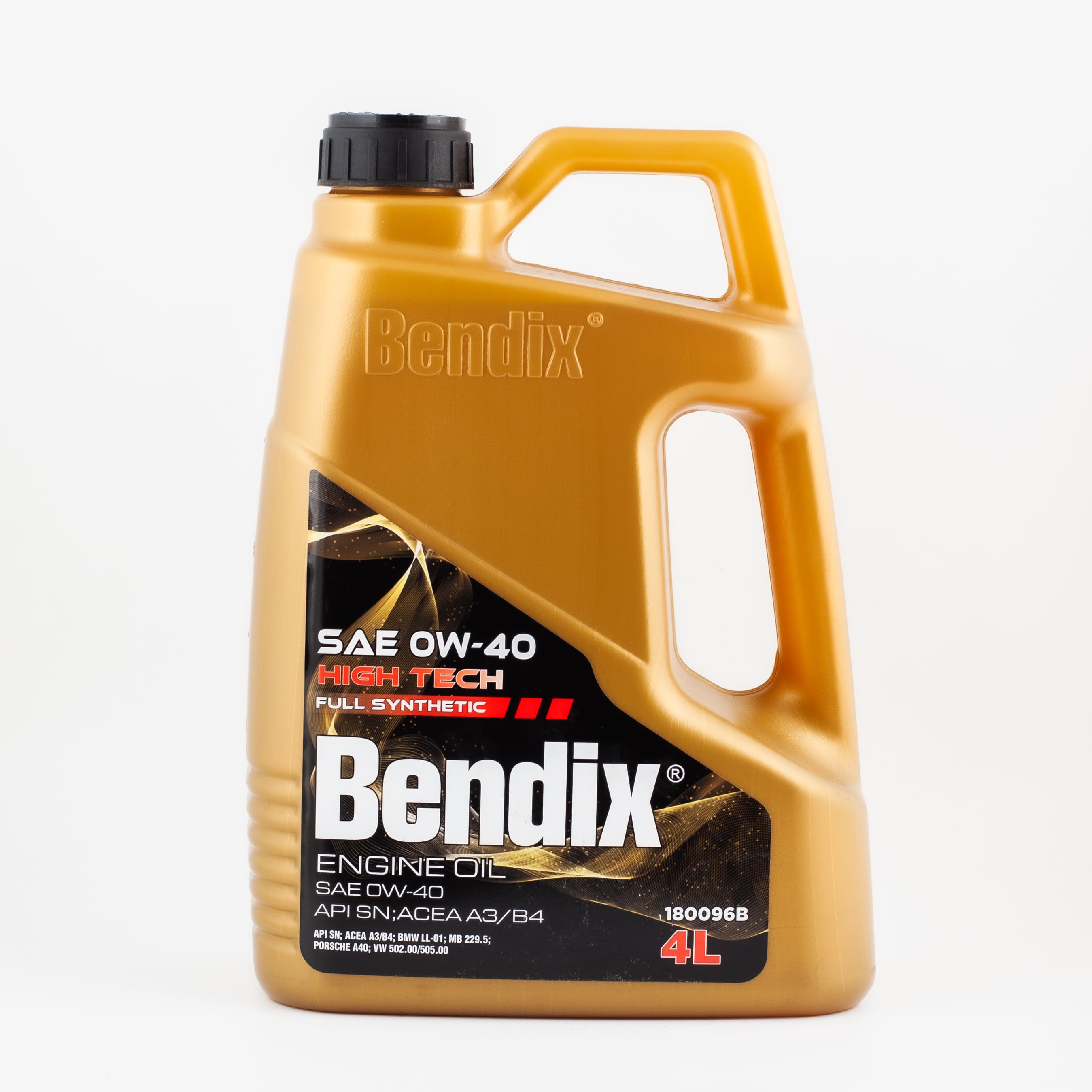 Масло BENDIX  0W-40 HIGH TECH A3/B4 4л. (синтетика)