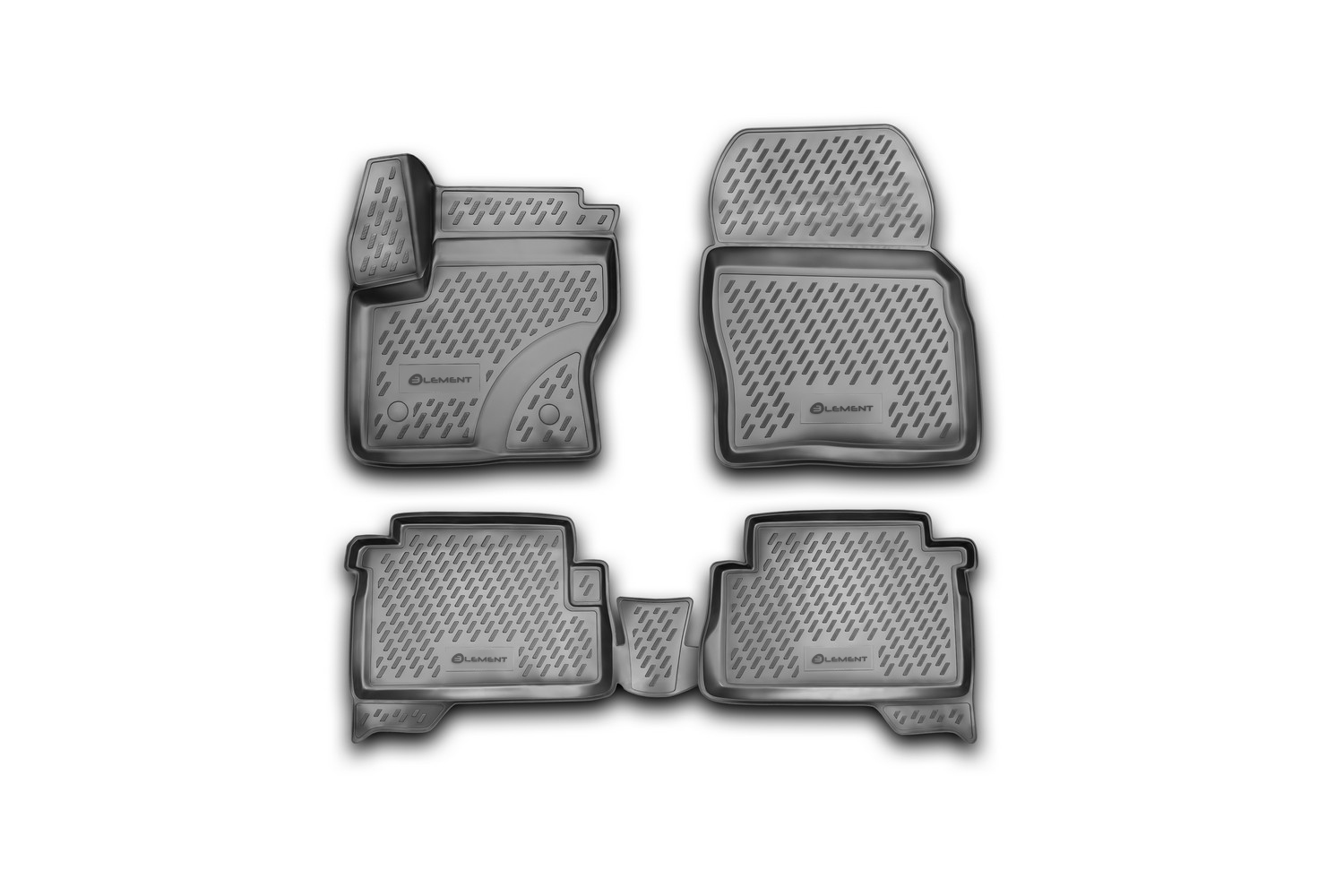 ELEMENT CARFRD00009K Коврики 3D в салон FORD Kuga (II, IIр) 2013-2016,  2017-2019, 4 шт.