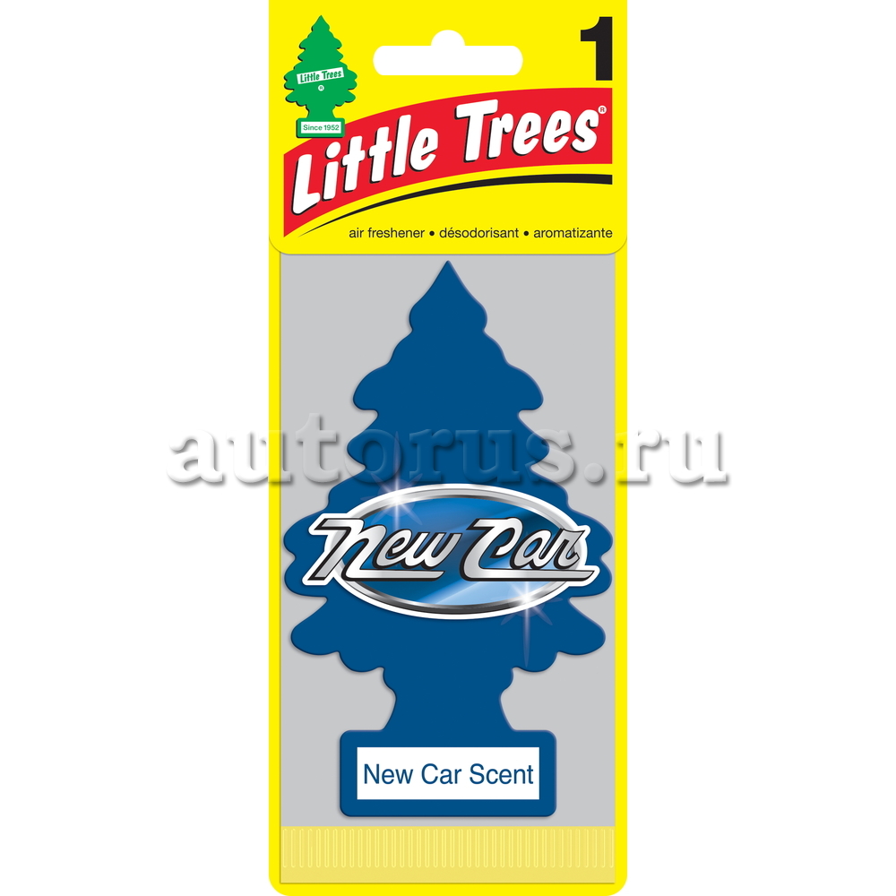 Little Trees U1P10312RUSS Ароматизатор Елочка Живая клубника пропитанный  пластинка живая клубника