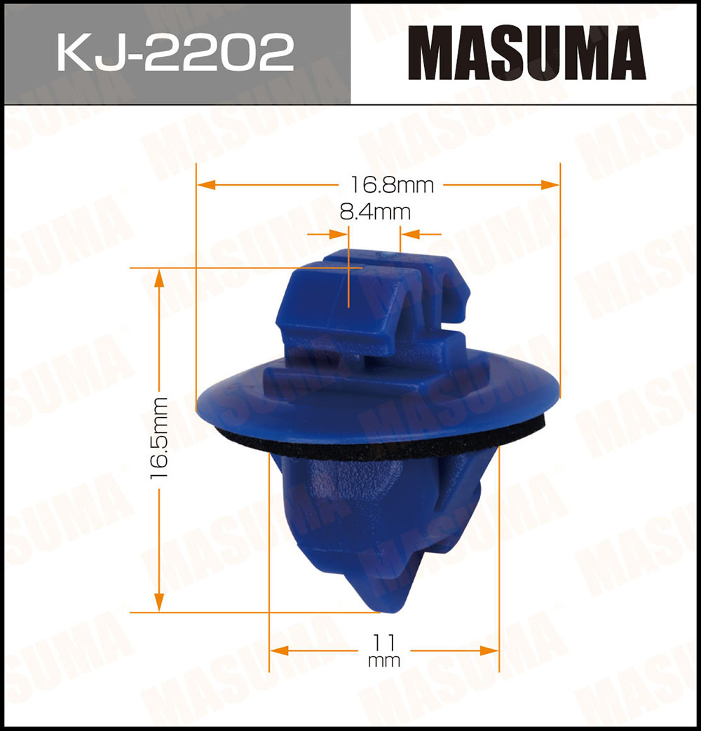 Masuma KJ2202 Клипса (пластиковая крепежная деталь)