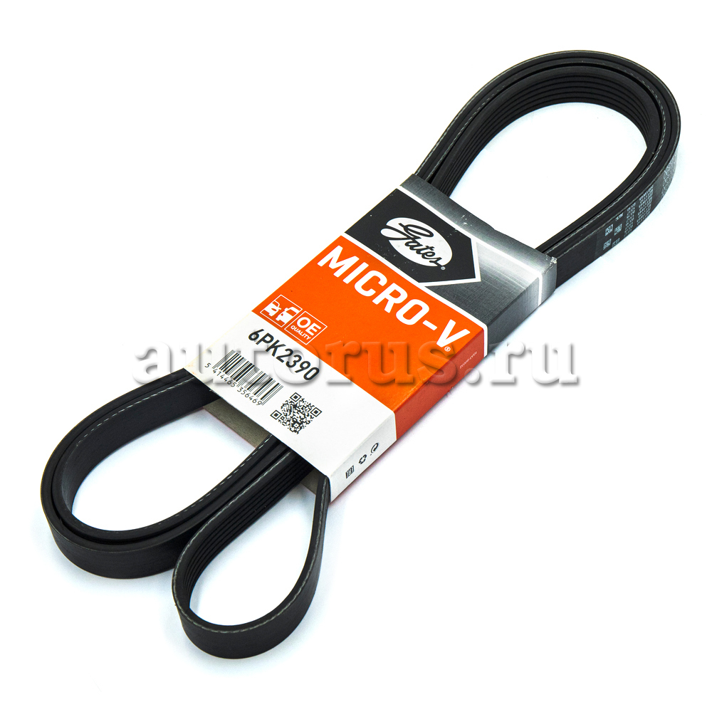 GATES Поликлиновый ремень 6PK2390