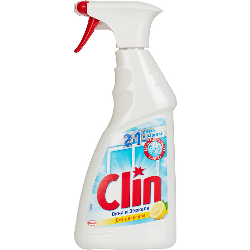 Средство для стекол и зеркал CLIN с курком 500 мл Henkel 172945 Clin ...