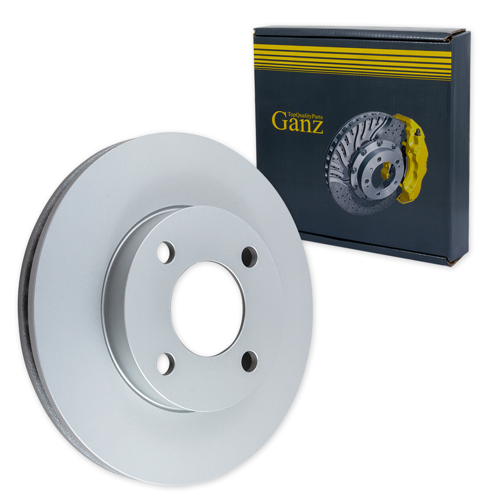 Диск тормозной передний с покрытием AD 80 87-91 100 82-90 Vent D=256mm GANZ GIJ06207