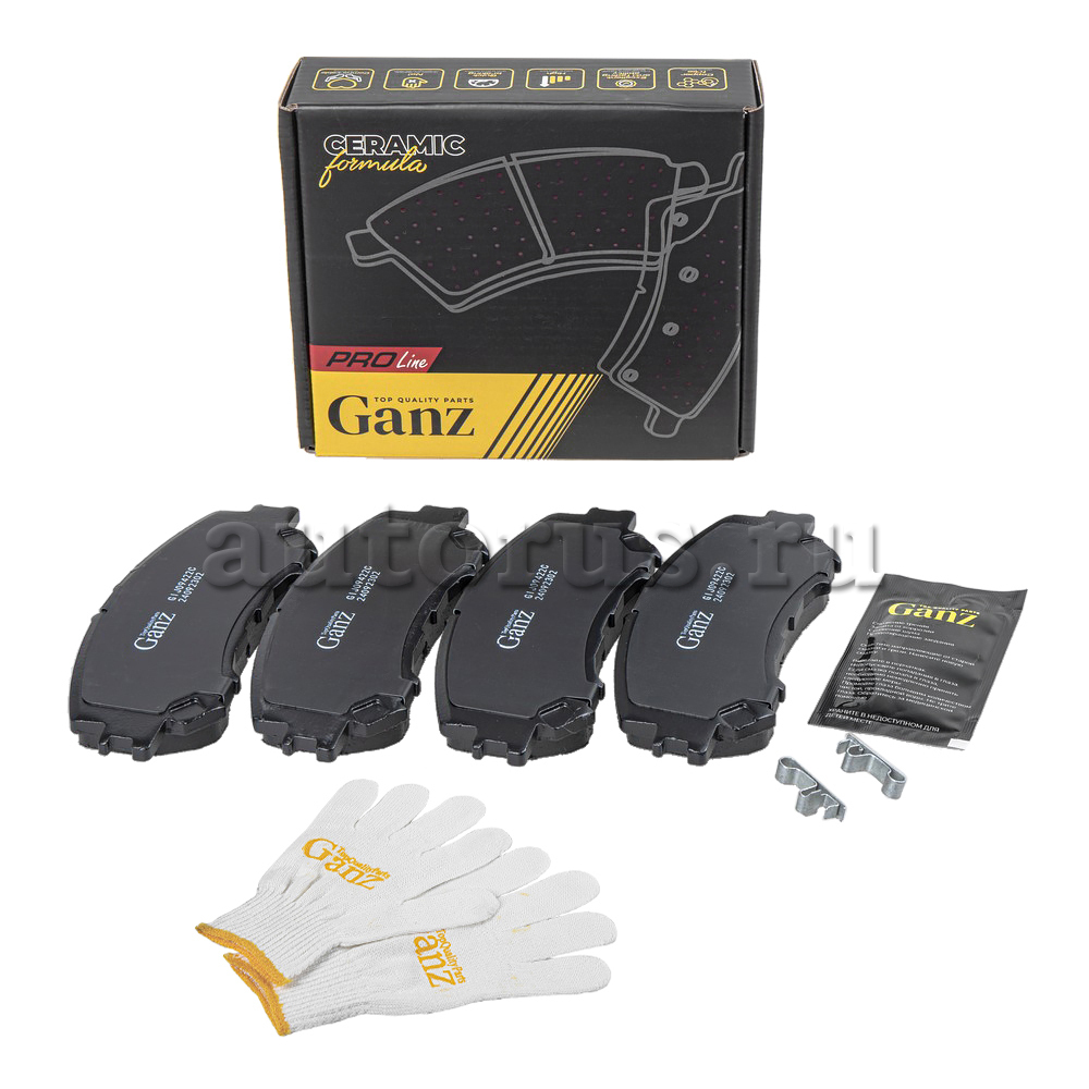 Колодки передние PRO-Line Ceramic NISSAN Qashqai (J11) 2013-> GANZ GIJ09422C GANZ артикул GIJ09422C - цена, характеристики, купить в Москве в интернет-магазине автозапчастей АВТОРУСЬ