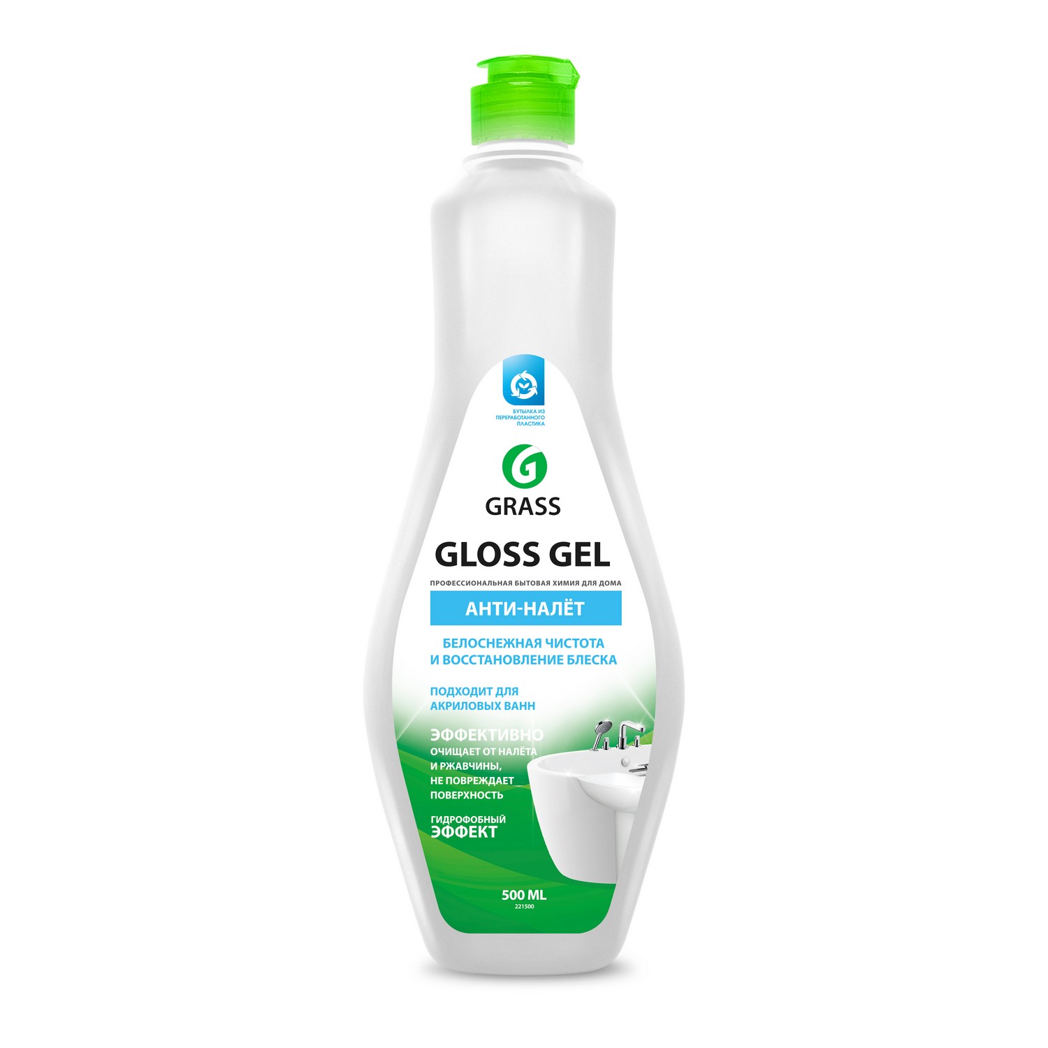 GraSS 221500 Средство чистящее с усил гелевой формулой Gloss gel 0,5 кг, шт