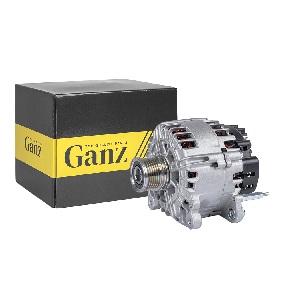 Генератор (14V140A) VAG Polo (20-)Octavia (A8) (20-) 1.6i 140A GANZ GIP13034