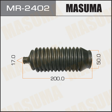 Пыльник рейки рулевой MITSUBISHI MONTERO MASUMA MR-2402 MASUMA артикул MR-2402 - цена, характеристики, купить в Москве в интернет-магазине автозапчастей АВТОРУСЬ