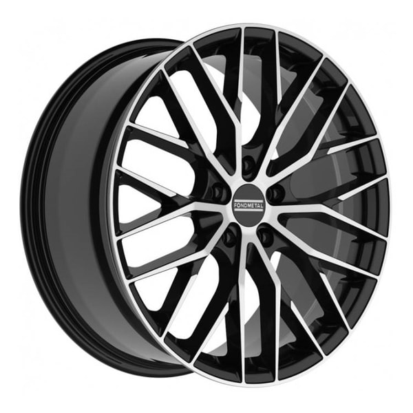 Диск литой R20 9J 5x112/66.5 ET33 FONDMETAL Makhai Glossy Black ...