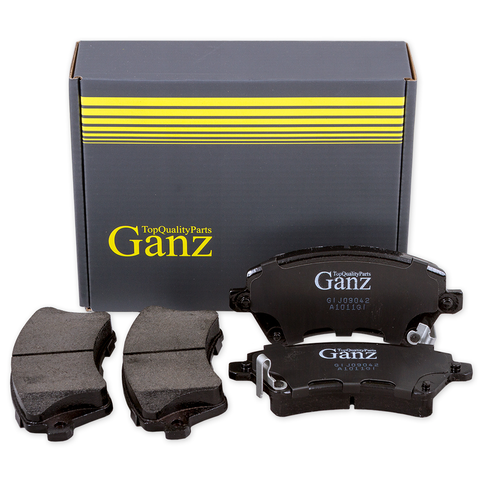 Колодки передние TOYOTA Cor 1.4-1.8 2000-> GANZ GIJ09042