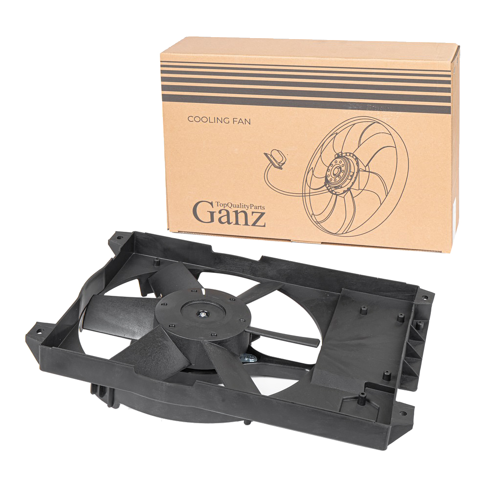 Вентилятор радиатора в сборе CITRON Jumper 94-02PEUGEOT Boxer 94-02 GANZ GIC06500