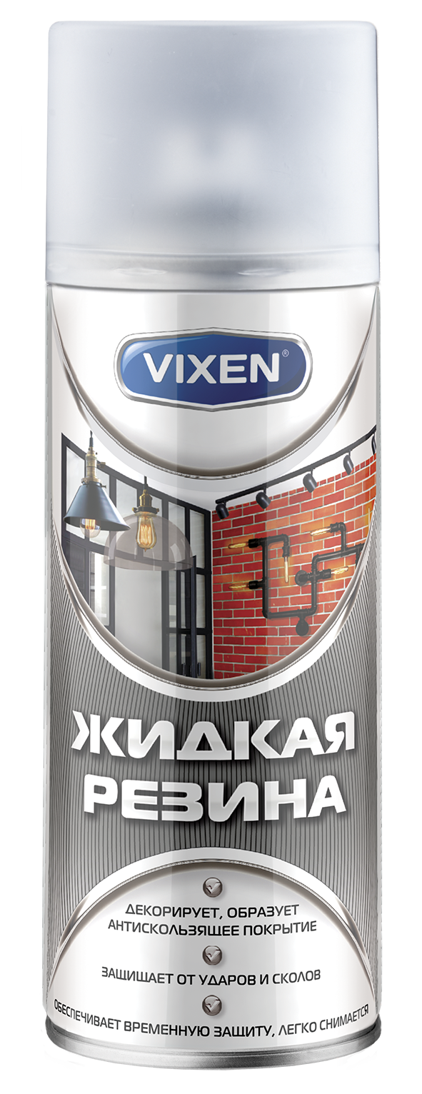 Vixen VX90100 Жидкая резина, черный, аэрозоль 520 мл